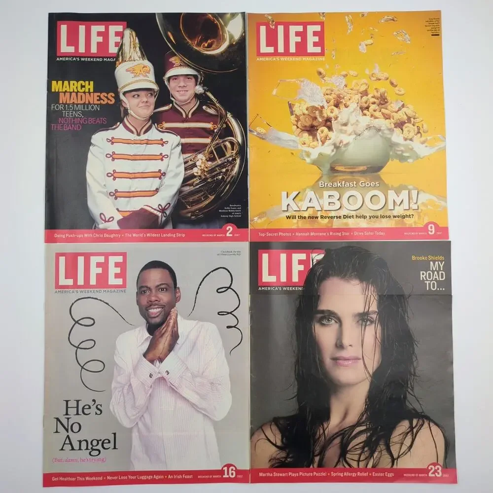 Life Weekend Magazine 11 Issue Lot 2007 Jennifer Hudson Chris Rock James Blunt